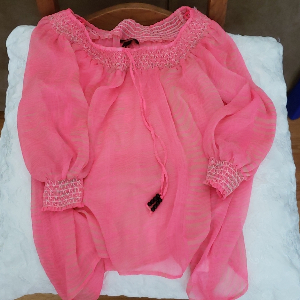 H&M see through cover up top